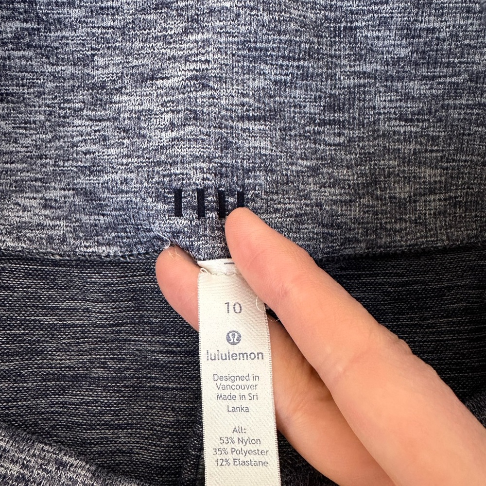 Lululemon Gray Athletic Top